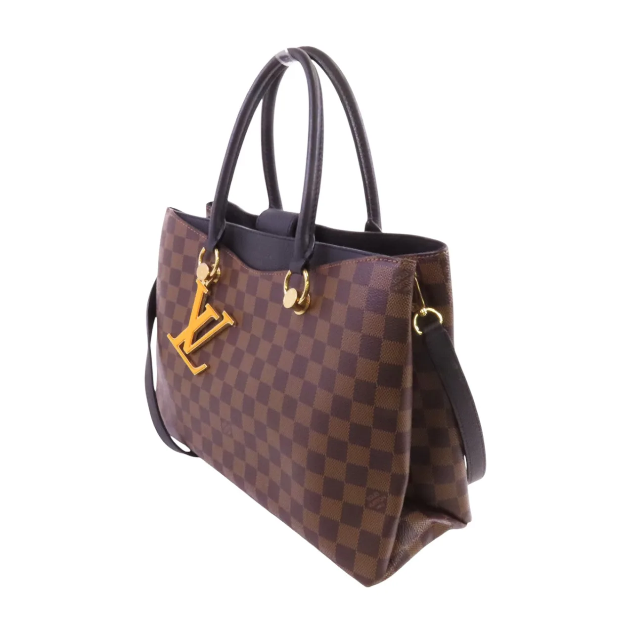 LOUIS VUITTON N40050 兩用包 塗層帆布 棕色 塗層帆布 中古品A - 縮圖 3