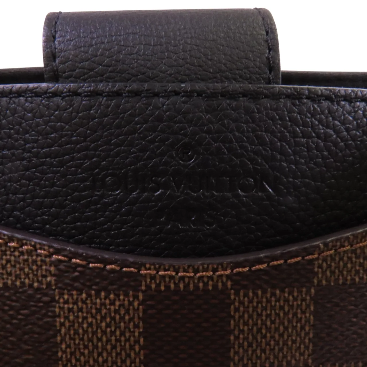 LOUIS VUITTON N40050 兩用包 塗層帆布 棕色 塗層帆布 中古品A - 縮圖 7