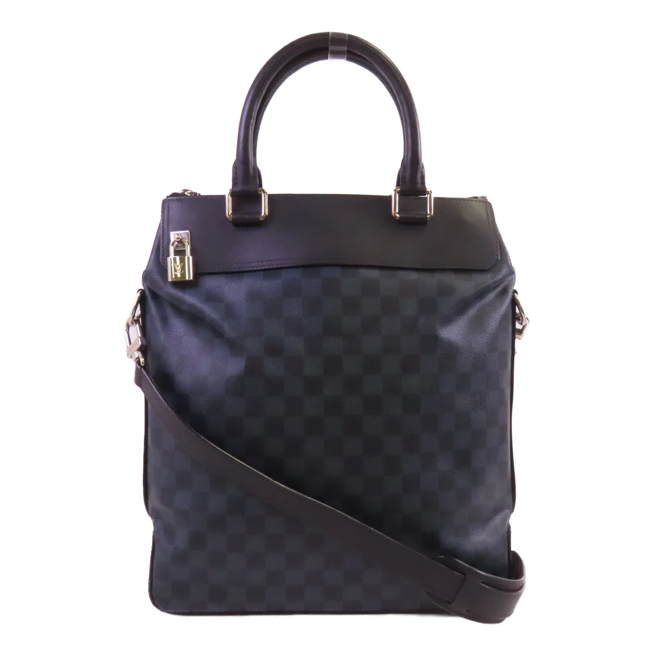 LOUIS VUITTON N41351 2-Way Bag Coated Canvas 海軍藍 / 黑色