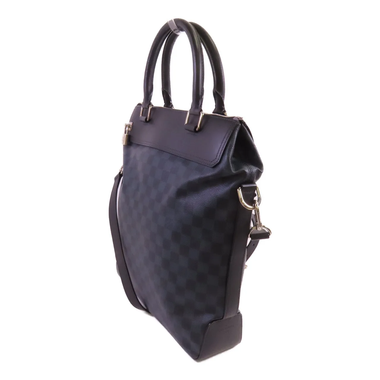 LOUIS VUITTON N41351 兩用包 塗層帆布 海軍藍 / 黑色 塗層帆布 中古品B - 縮圖 3