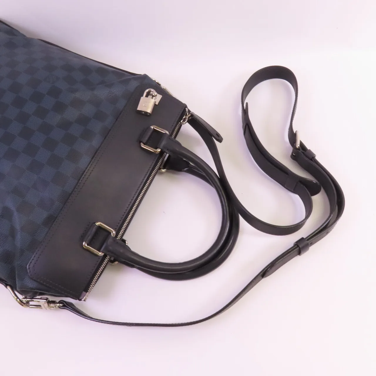 LOUIS VUITTON N41351 兩用包 塗層帆布 海軍藍 / 黑色 塗層帆布 中古品B - 縮圖 5