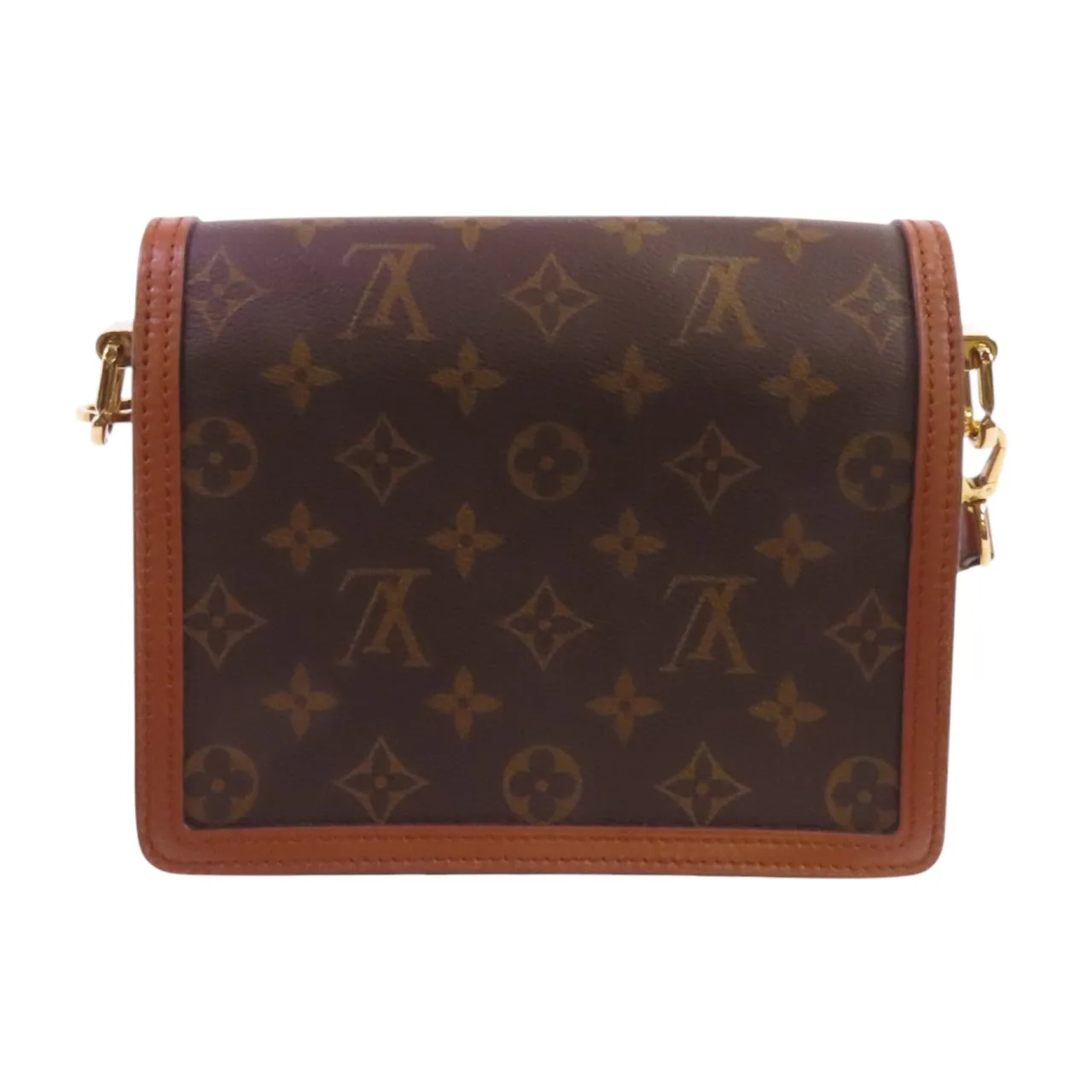 LOUIS VUITTON Mini Dauphine M45959 Shoulder Bag Coated Canvas 棕色 / Brown Coated Canvas Rank A - Thumbnail 2
