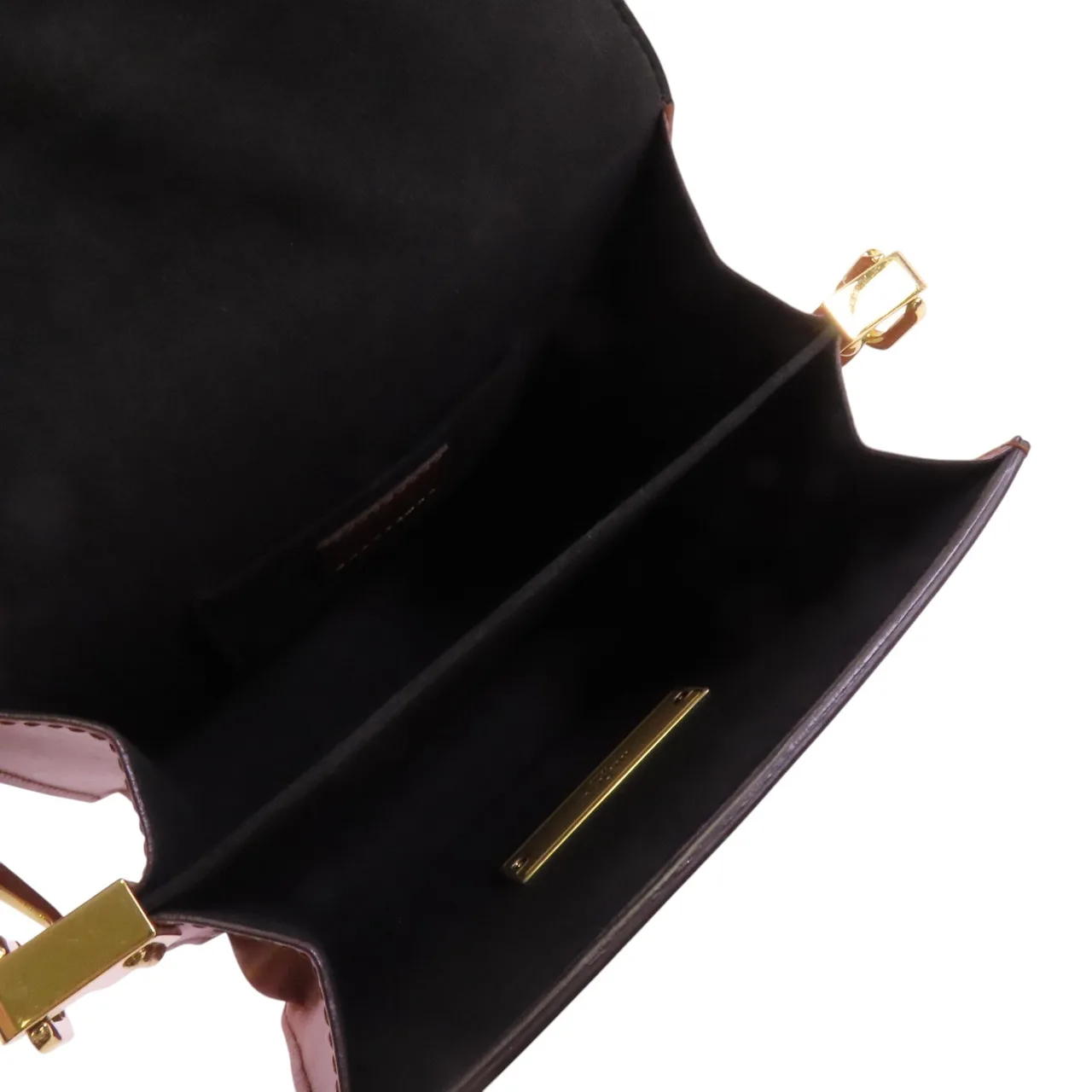 LOUIS VUITTON Mini Dauphine M45959 Shoulder Bag Coated Canvas 棕色 / Brown Coated Canvas Rank A - Thumbnail 5