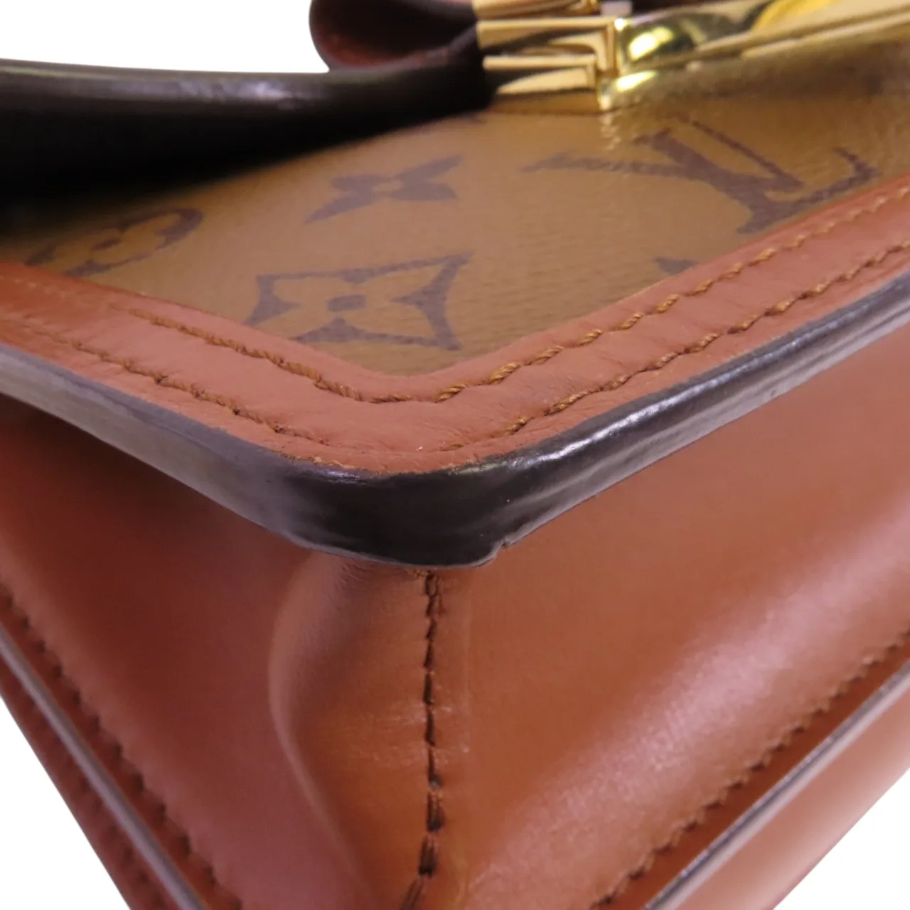 LOUIS VUITTON Mini Dauphine M45959 Shoulder Bag Coated Canvas 棕色 / Brown Coated Canvas Rank A - Thumbnail 11