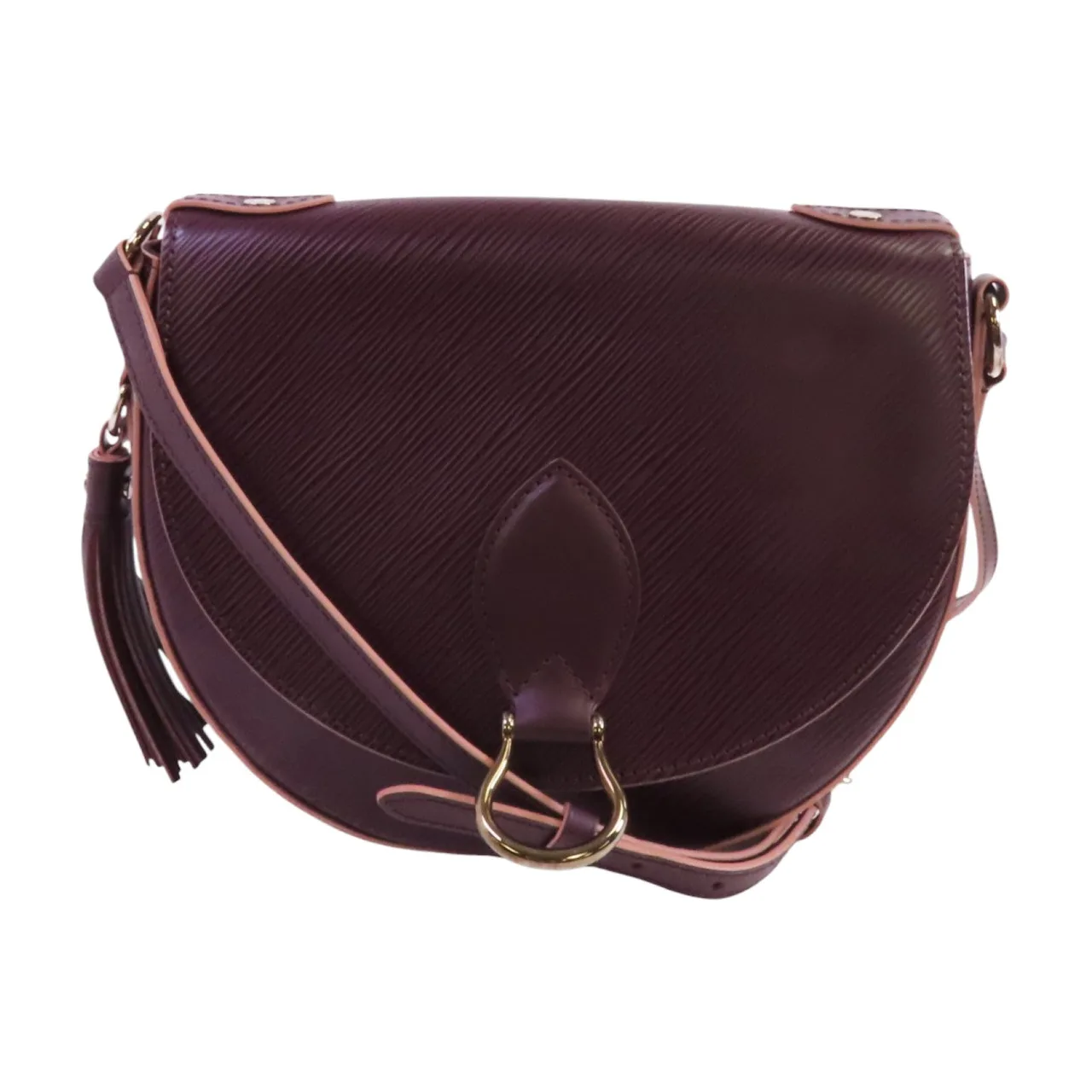 LOUIS VUITTON M54157 Shoulder Bag Calfskin 紫色 / Purple