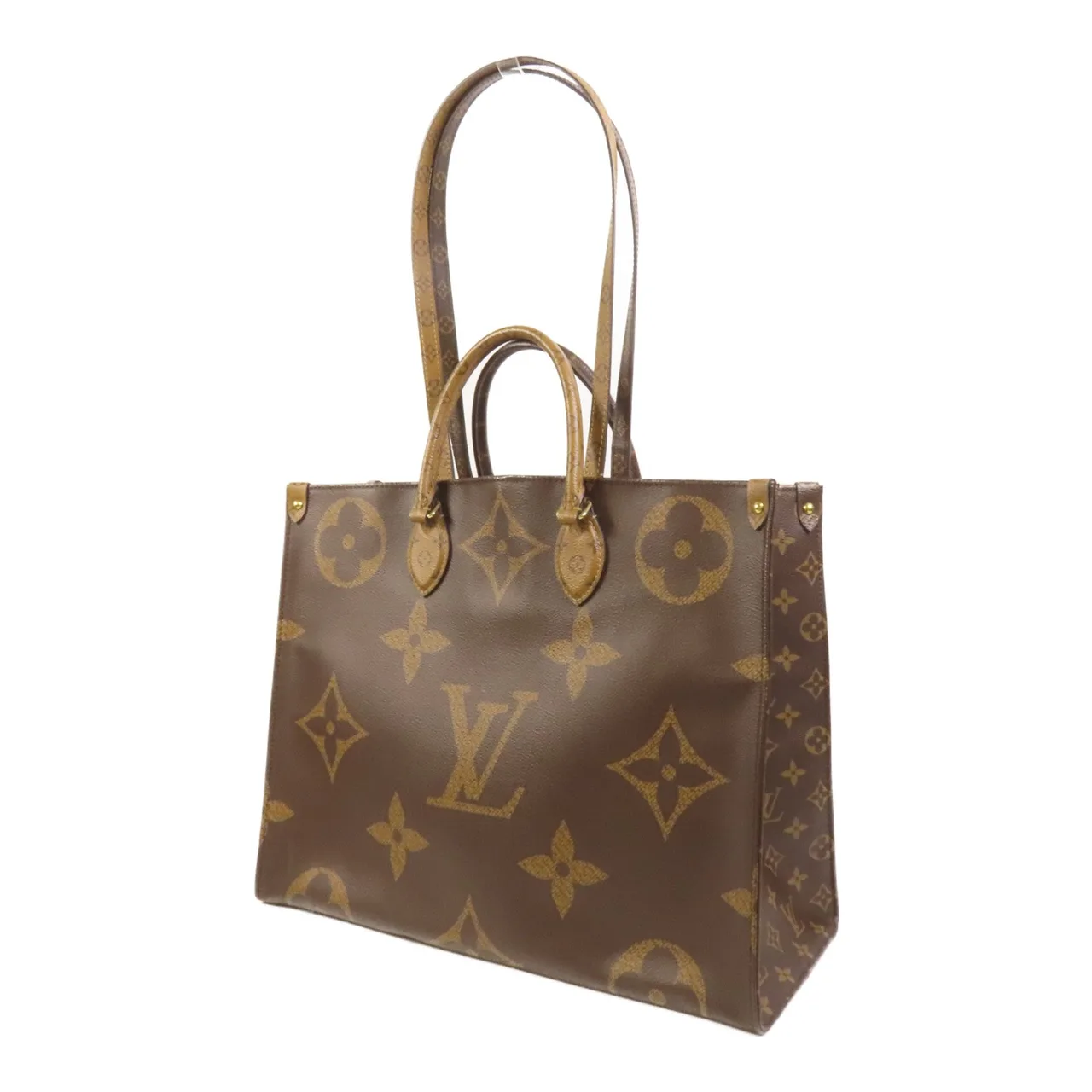 LOUIS VUITTON OnTheGo M44576 2-Way Bag Coated Canvas 棕色 / Brown Coated Canvas Rank B - Thumbnail 3