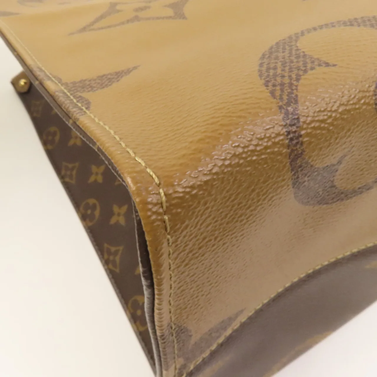 LOUIS VUITTON OnTheGo M44576 2-Way Bag Coated Canvas 棕色 / Brown Coated Canvas Rank B - Thumbnail 10