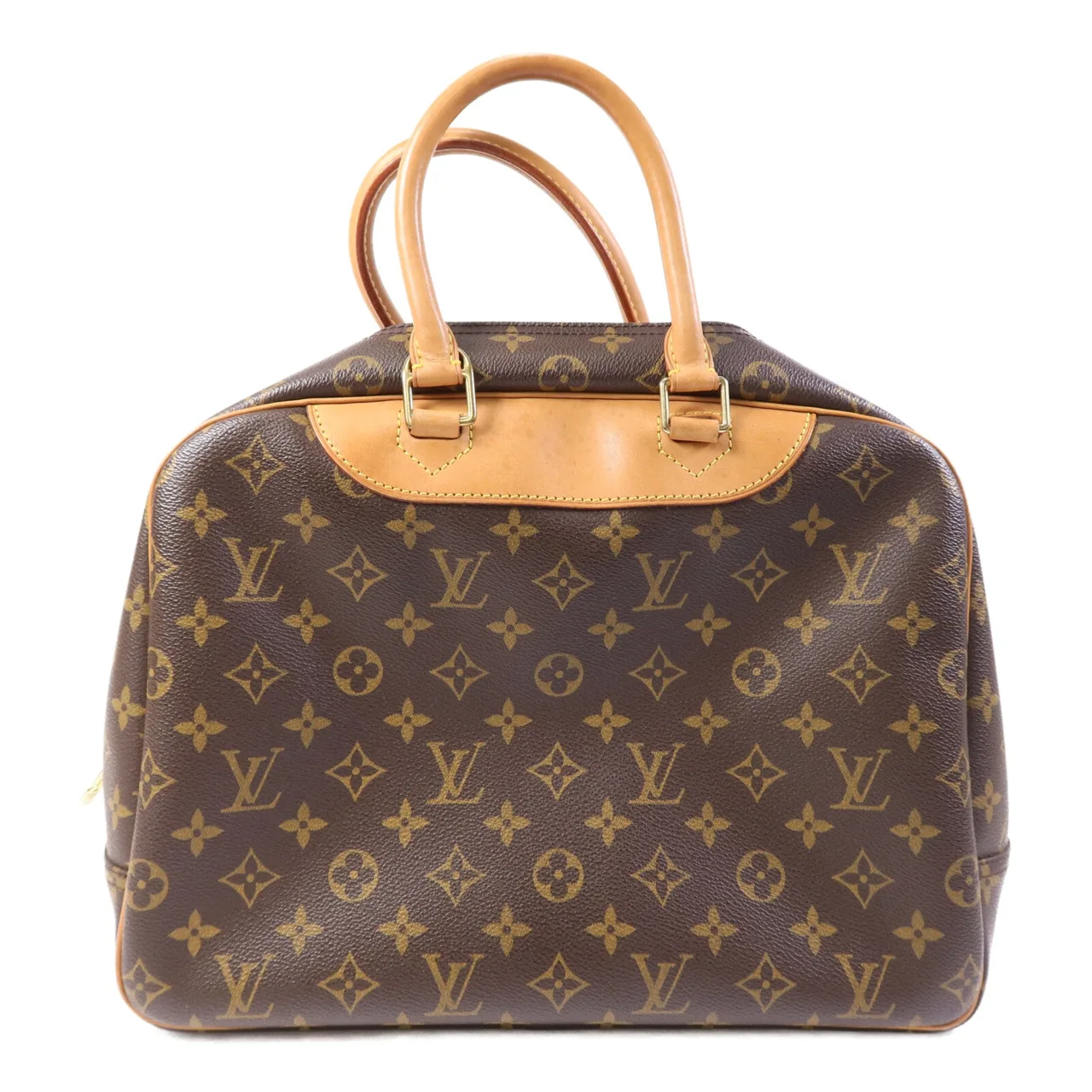 LOUIS VUITTON Deauville M47270 Handbag Coated Canvas 棕色 Coated Canvas Rank B - Thumbnail 2