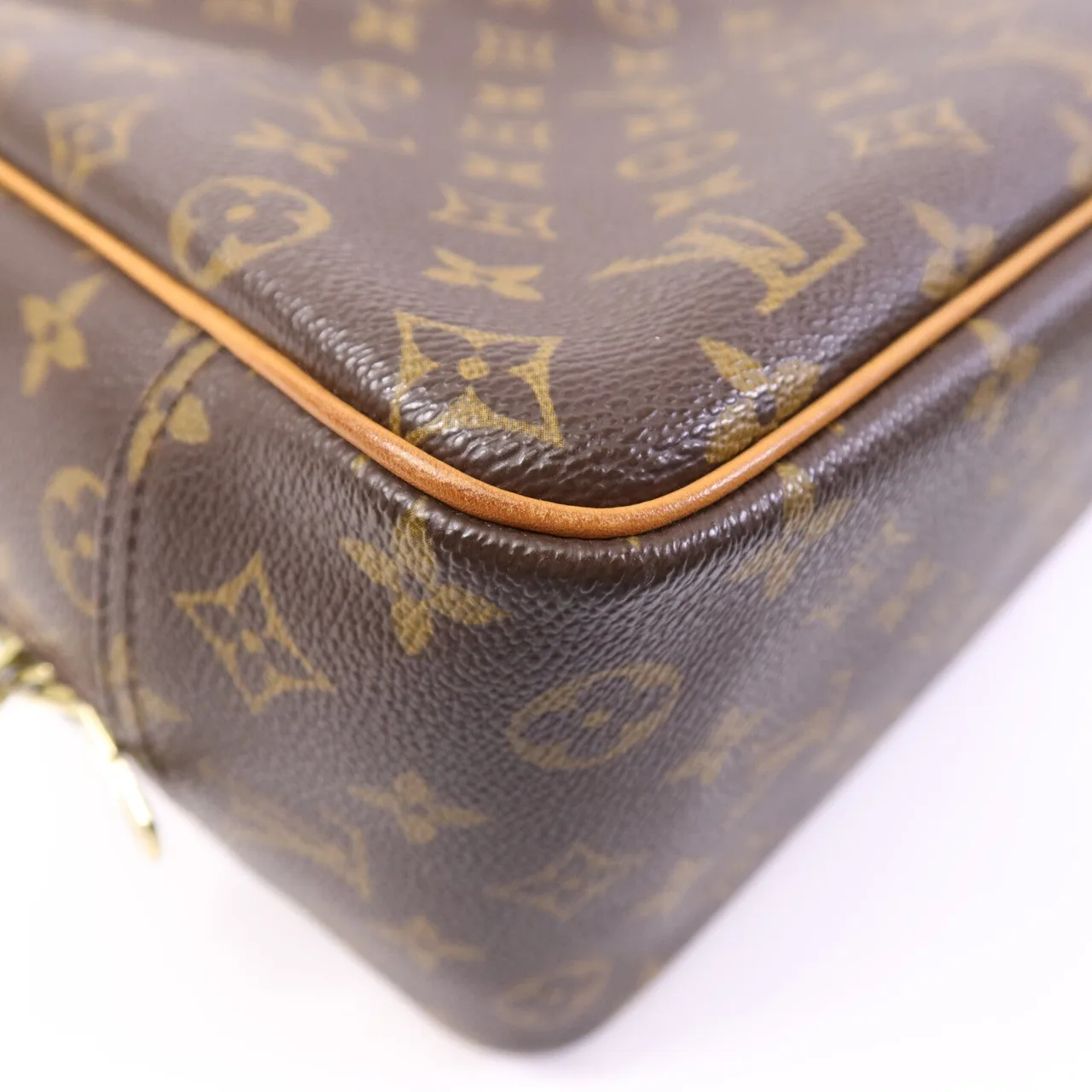 LOUIS VUITTON Deauville M47270 Handbag Coated Canvas 棕色 Coated Canvas Rank B - Thumbnail 15