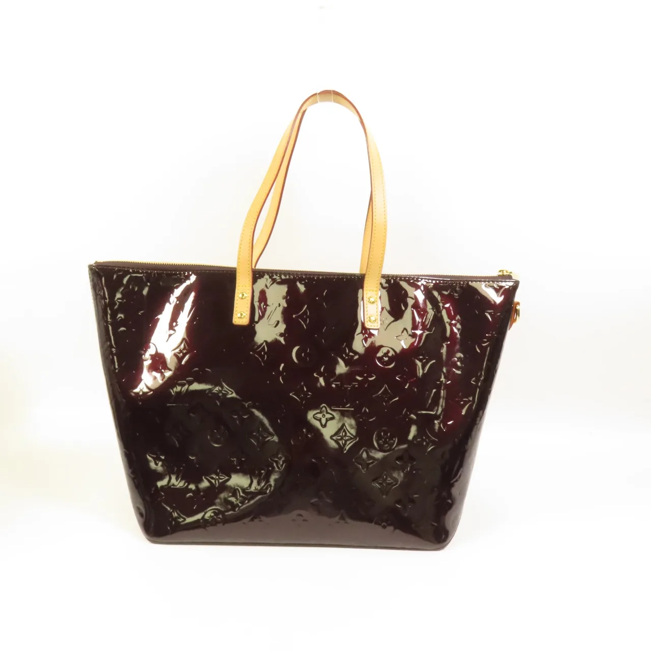 LOUIS VUITTON Bellevue M93589 肩背包 皮革 紫色 / Red 皮革 中古品A - 縮圖 2