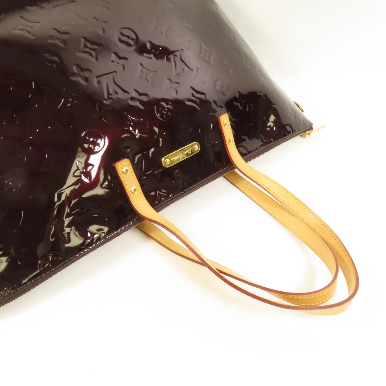 LOUIS VUITTON Bellevue M93589 肩背包 皮革 紫色 / Red 皮革 中古品A - 縮圖 5