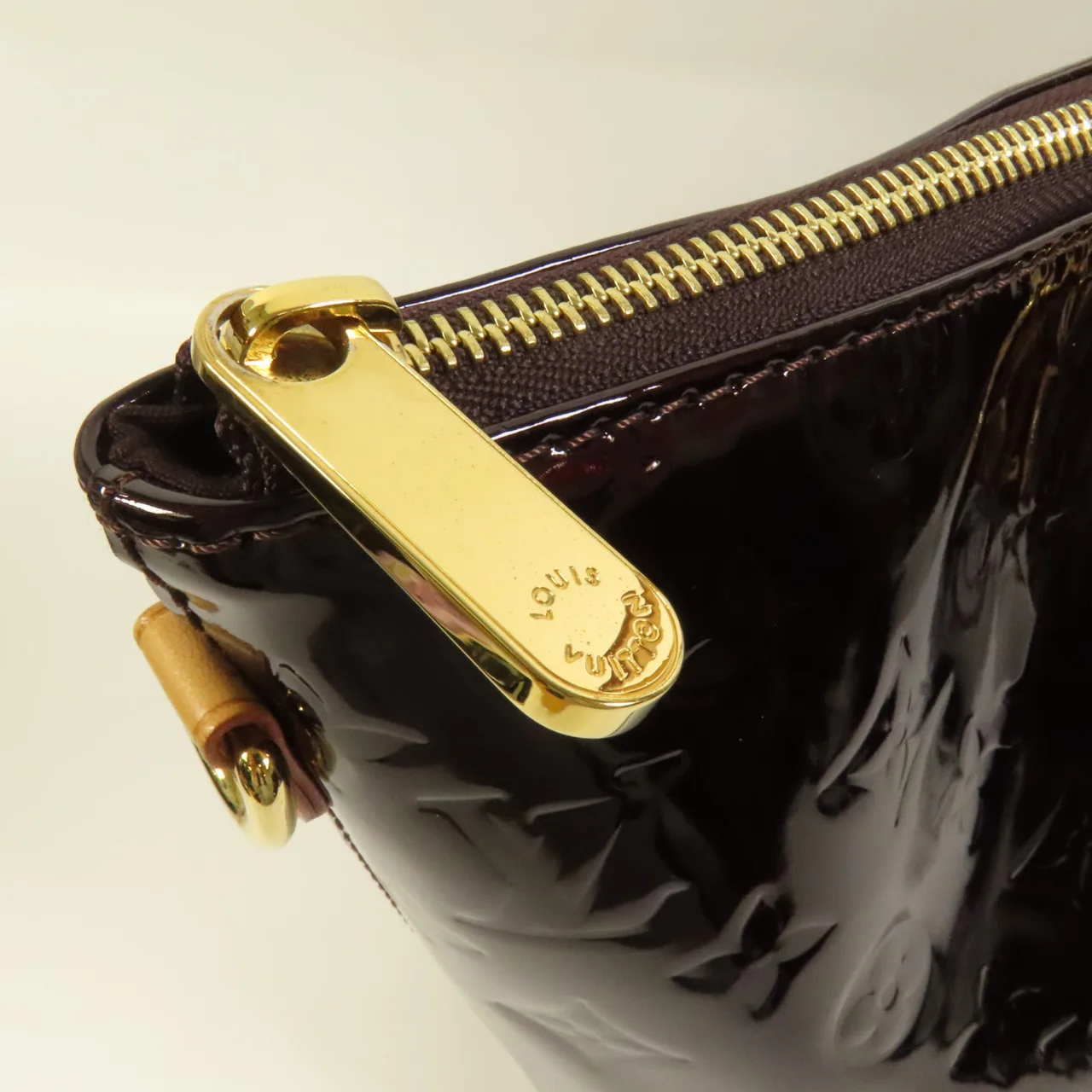 LOUIS VUITTON Bellevue M93589 肩背包 皮革 紫色 / Red 皮革 中古品A - 縮圖 7