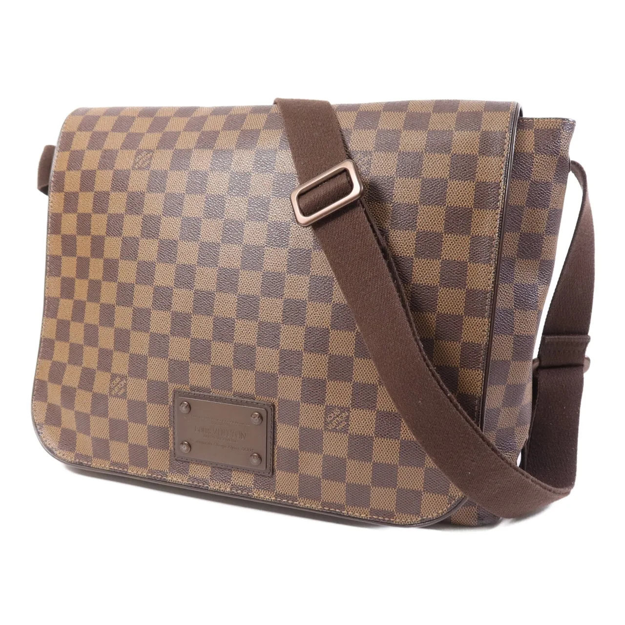 LOUIS VUITTON Brooklyn N51212 肩背包 塗層帆布 棕色 塗層帆布 中古品B - 縮圖 3