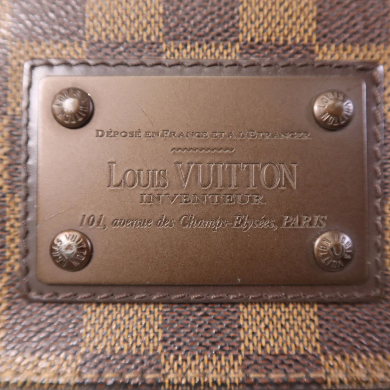 LOUIS VUITTON Brooklyn N51212 肩背包 塗層帆布 棕色 塗層帆布 中古品B - 縮圖 7