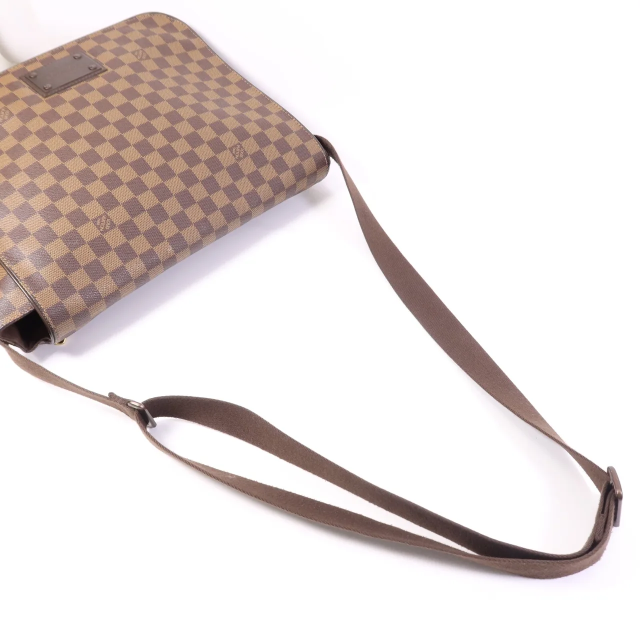 LOUIS VUITTON Brooklyn N51212 肩背包 塗層帆布 棕色 塗層帆布 中古品B - 縮圖 10