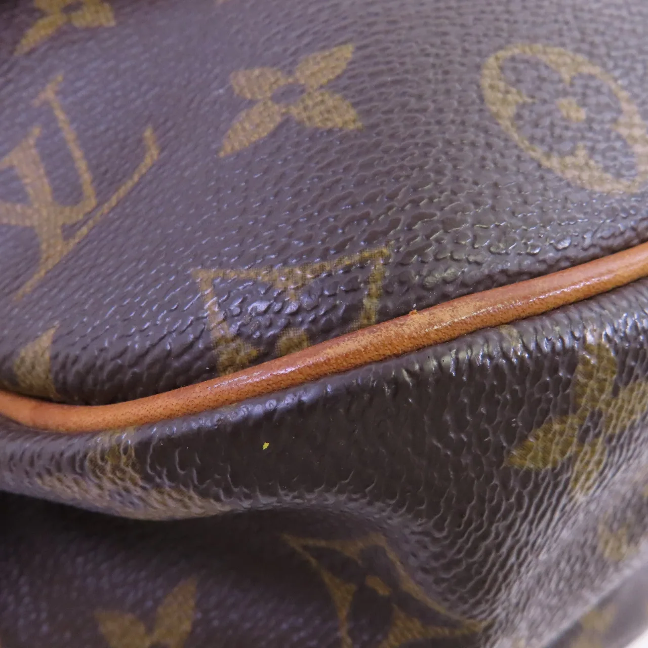 LOUIS VUITTON Saumur M42556 肩背包 塗層帆布 棕色 塗層帆布 中古品B - 縮圖 6