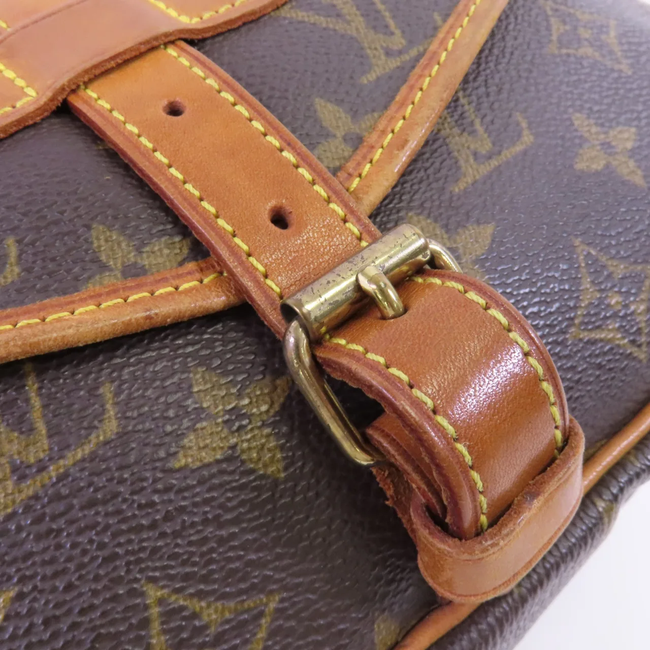 LOUIS VUITTON Saumur M42556 肩背包 塗層帆布 棕色 塗層帆布 中古品B - 縮圖 15