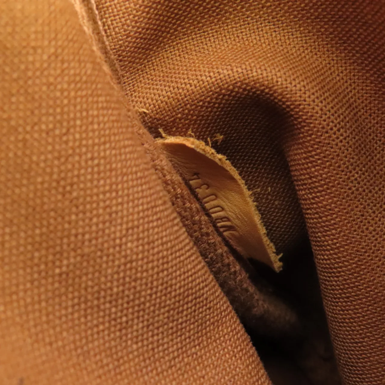 LOUIS VUITTON Saumur M42556 肩背包 塗層帆布 棕色 塗層帆布 中古品B - 縮圖 18