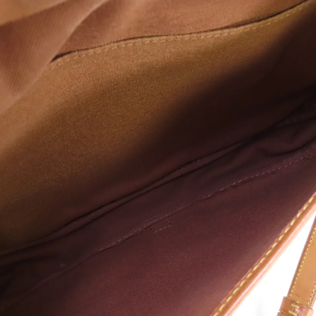 LOUIS VUITTON Saumur M42556 肩背包 塗層帆布 棕色 塗層帆布 中古品B - 縮圖 22