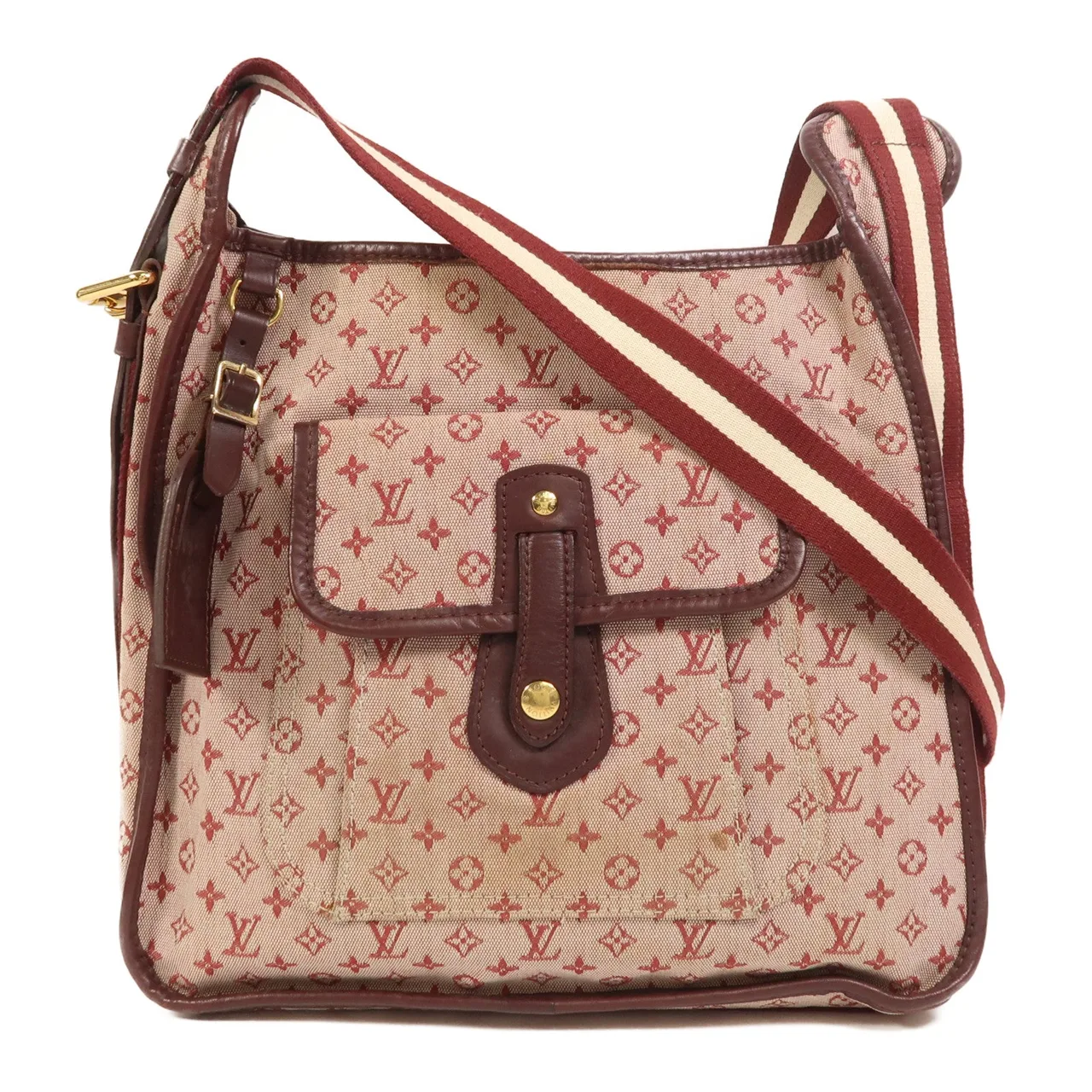 LOUIS VUITTON M92321 肩背包 帆布 紅色 / Red
