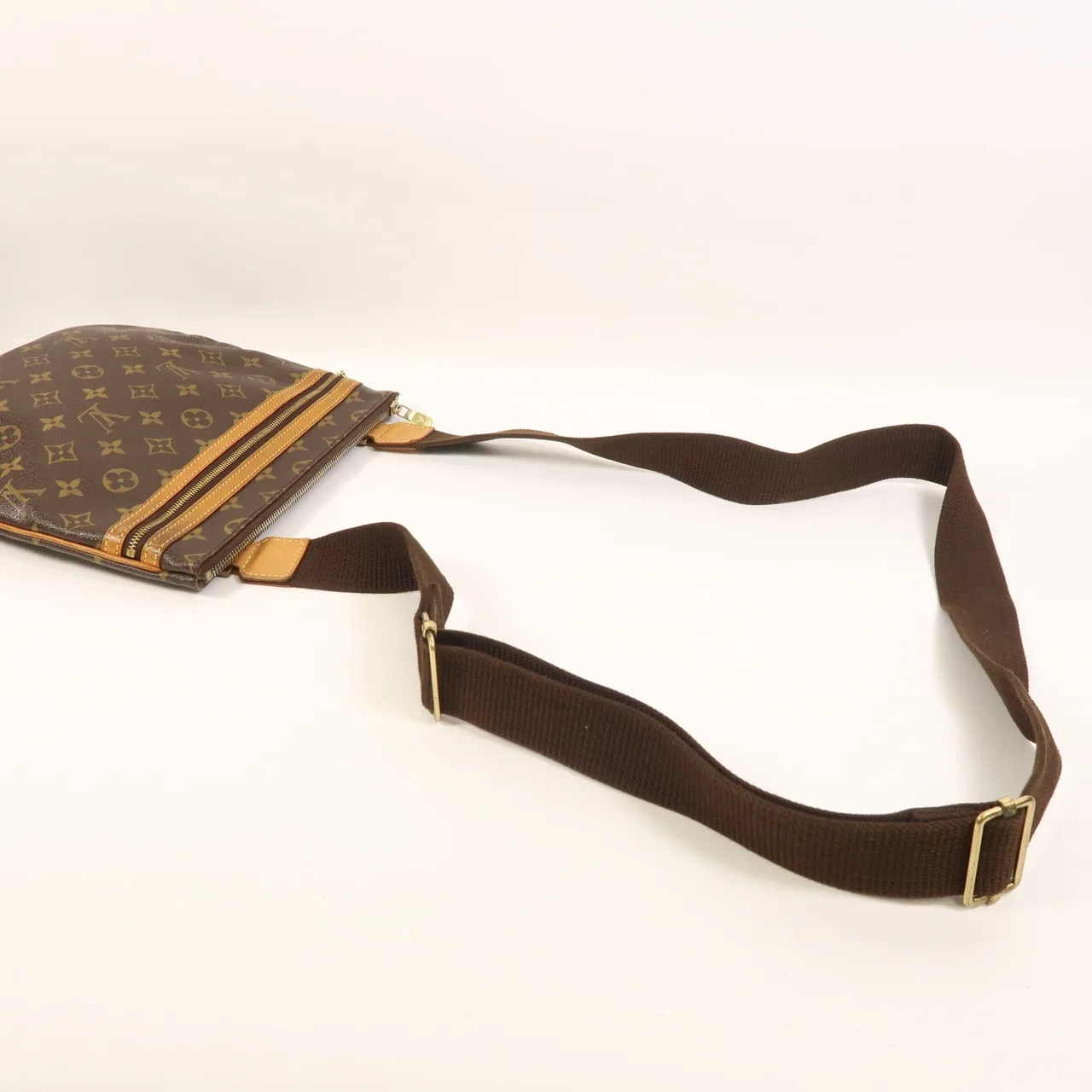 LOUIS VUITTON Pochette Bosphore M40044 肩背包 塗層帆布 棕色 / Brown 塗層帆布 中古品B - 縮圖 9