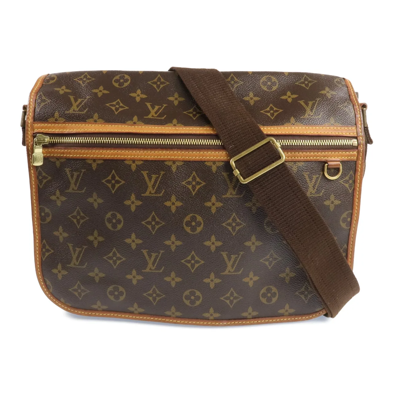 LOUIS VUITTON M40105 肩背包 塗層帆布 棕色 / Brown