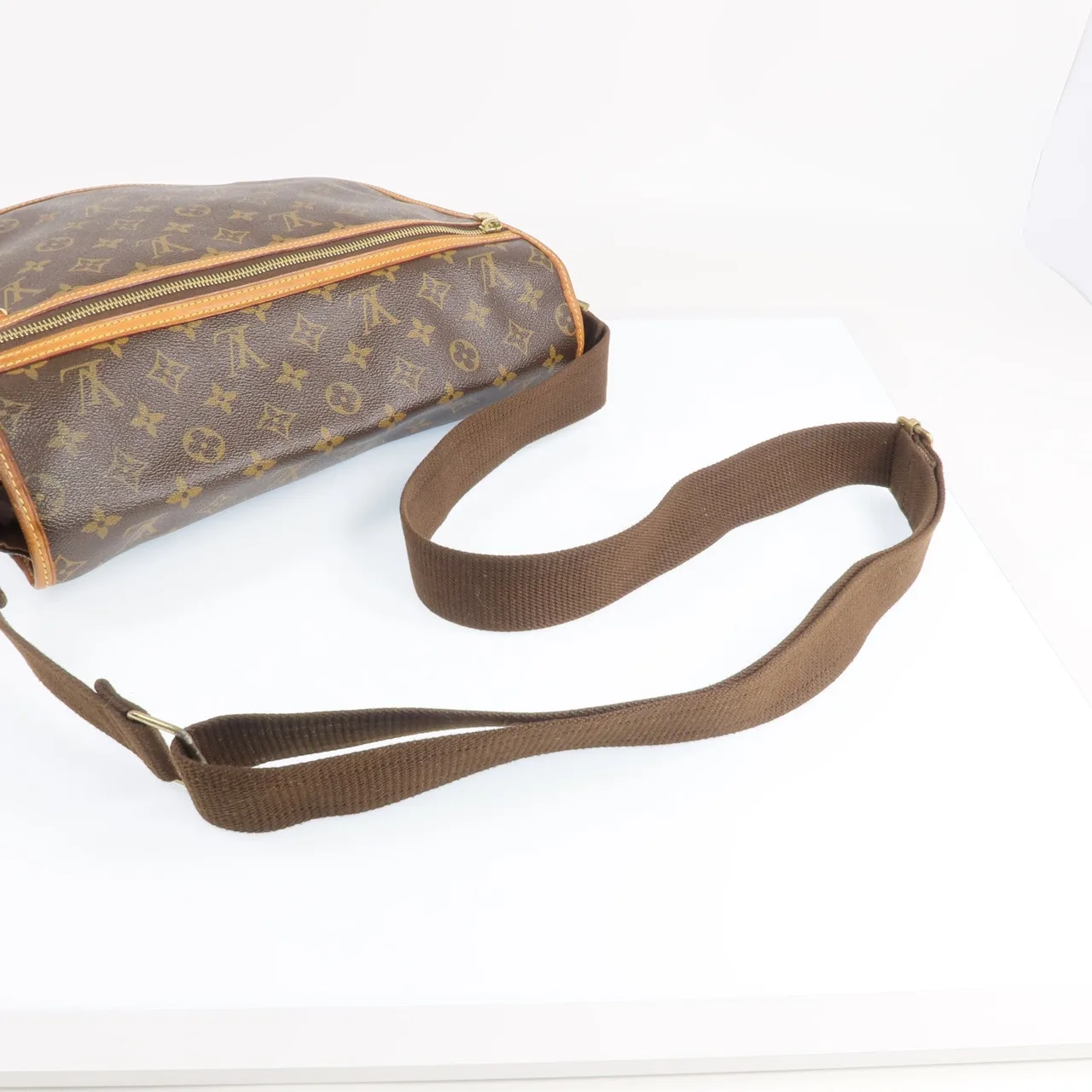 LOUIS VUITTON M40105 肩背包 塗層帆布 棕色 / Brown 塗層帆布 中古品C - 縮圖 6