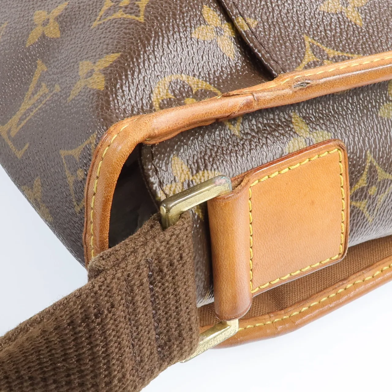 LOUIS VUITTON M40105 肩背包 塗層帆布 棕色 / Brown 塗層帆布 中古品C - 縮圖 13