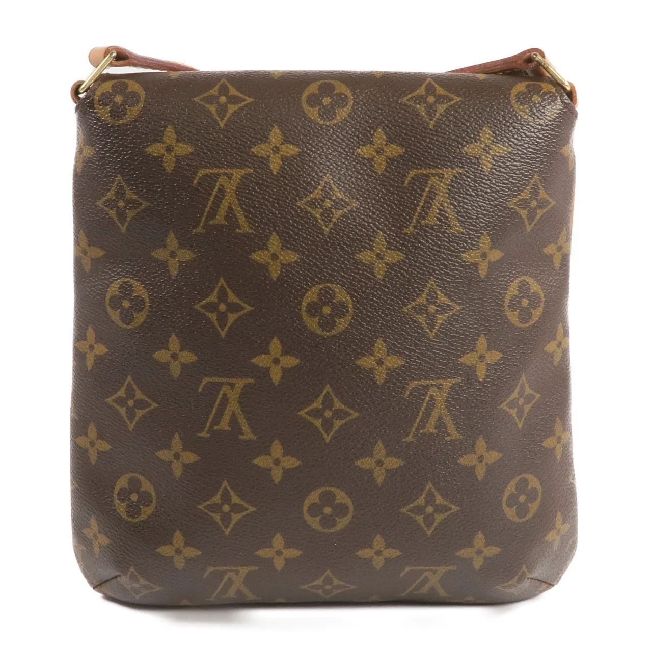 LOUIS VUITTON Musette Salsa M51258 肩背包 塗層帆布 棕色 塗層帆布 中古品B - 縮圖 3