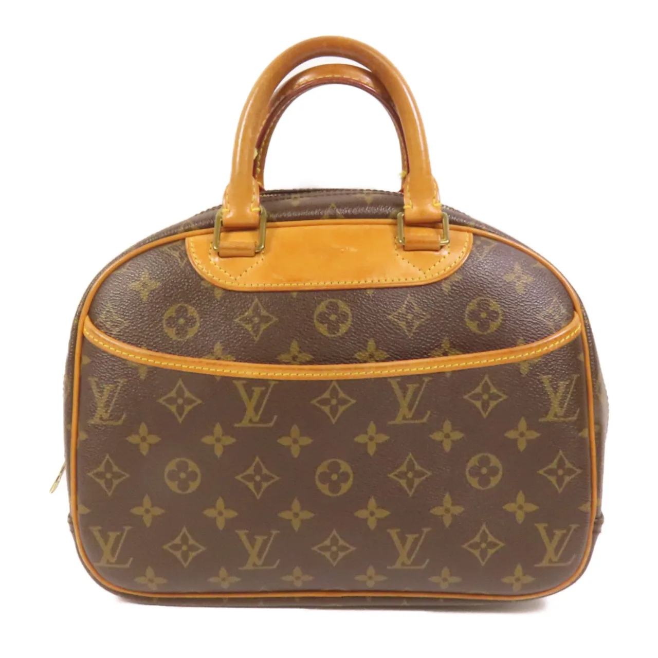 LOUIS VUITTON Trouville M42228 手提包 塗層帆布 棕色