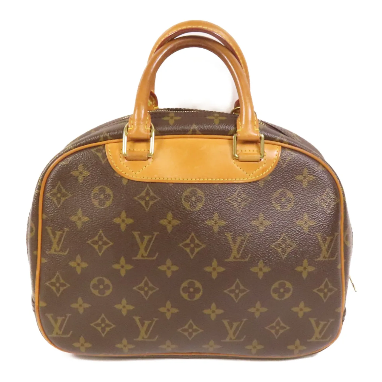 LOUIS VUITTON Trouville M42228 手提包 塗層帆布 棕色 塗層帆布 中古品B - 縮圖 2