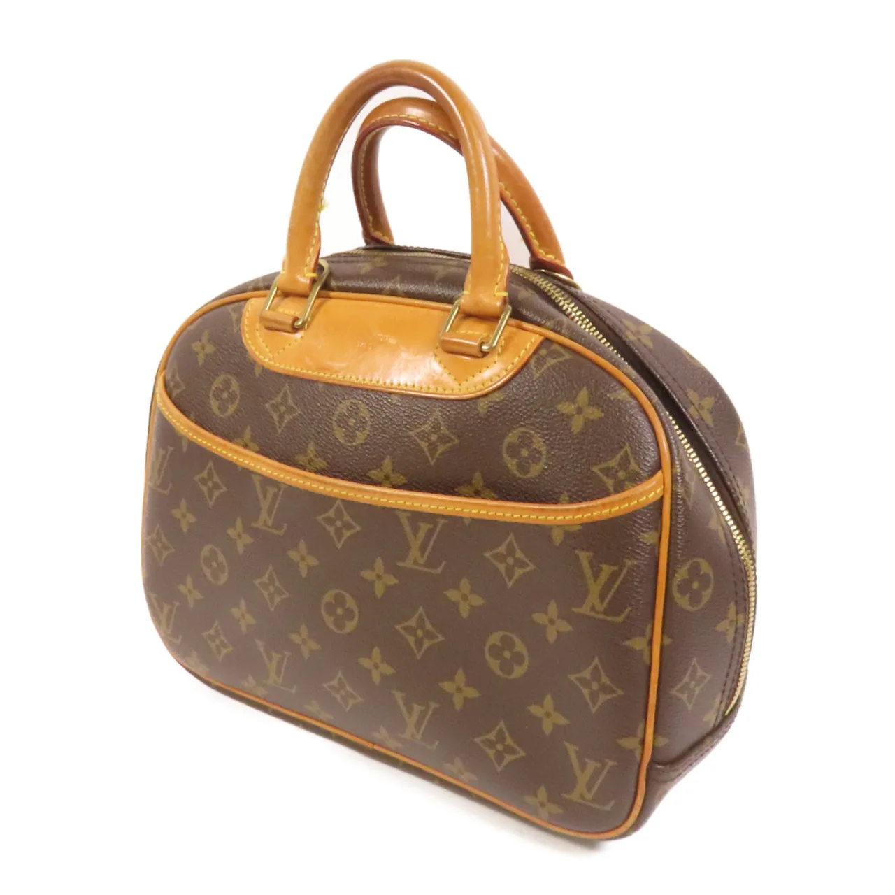 LOUIS VUITTON Trouville M42228 手提包 塗層帆布 棕色 塗層帆布 中古品B - 縮圖 3