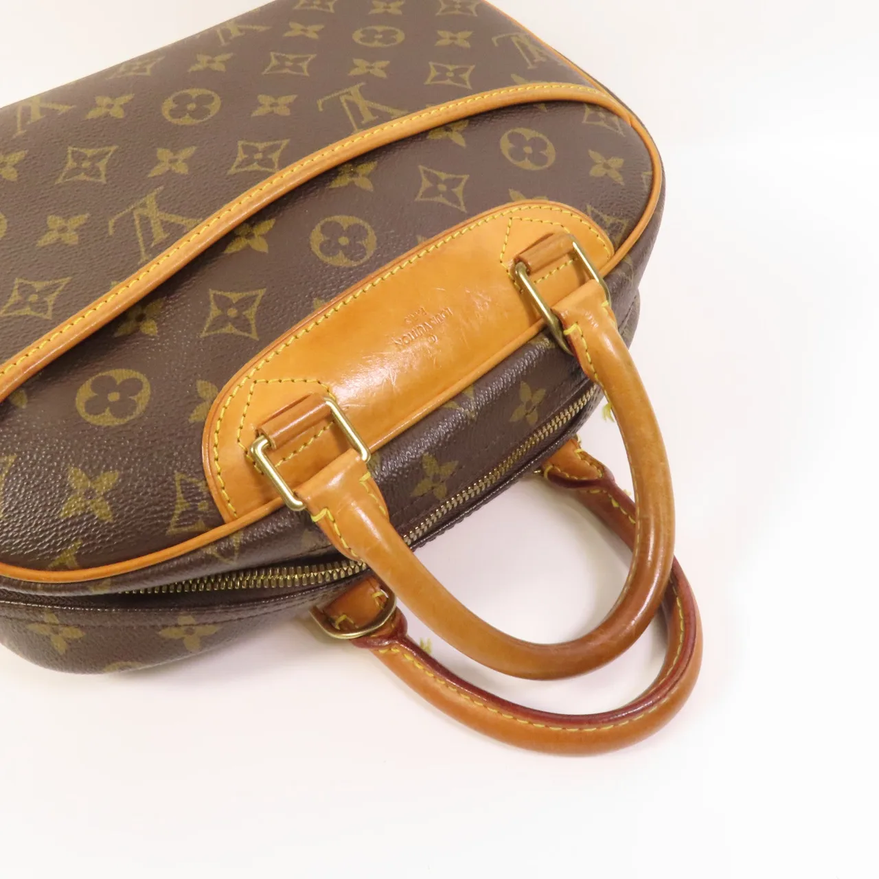 LOUIS VUITTON Trouville M42228 手提包 塗層帆布 棕色 塗層帆布 中古品B - 縮圖 5