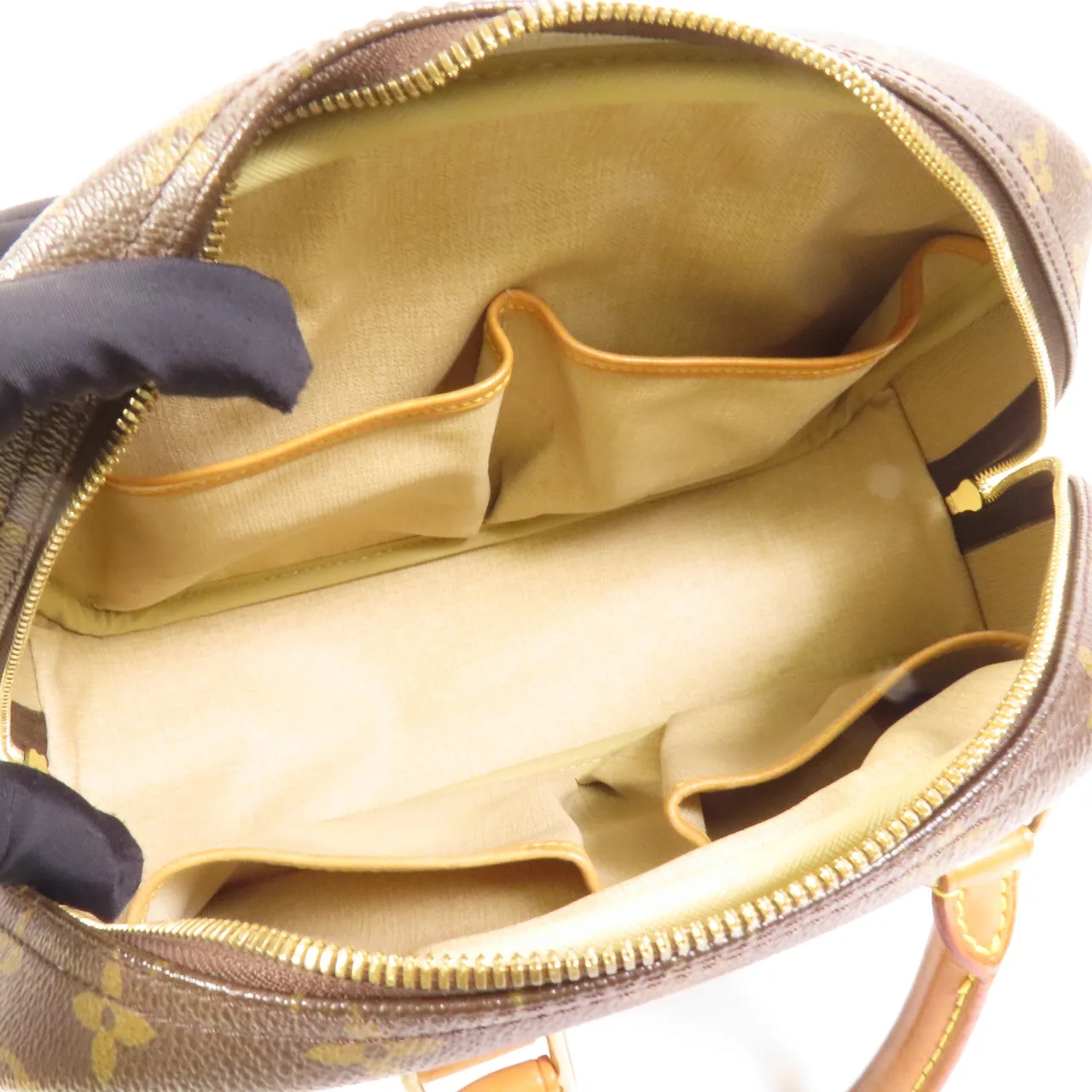 LOUIS VUITTON Trouville M42228 手提包 塗層帆布 棕色 塗層帆布 中古品B - 縮圖 8