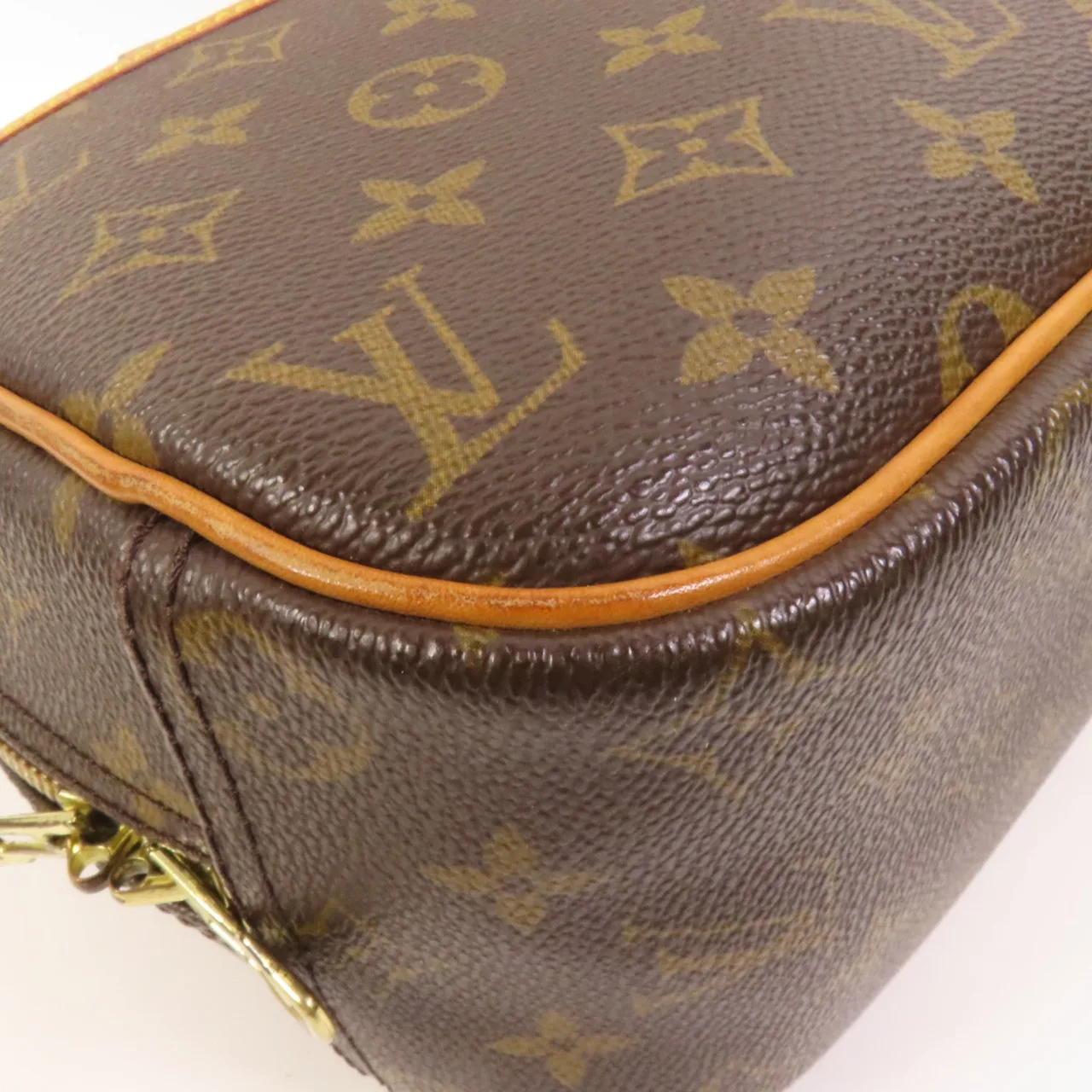 LOUIS VUITTON Trouville M42228 手提包 塗層帆布 棕色 塗層帆布 中古品B - 縮圖 14