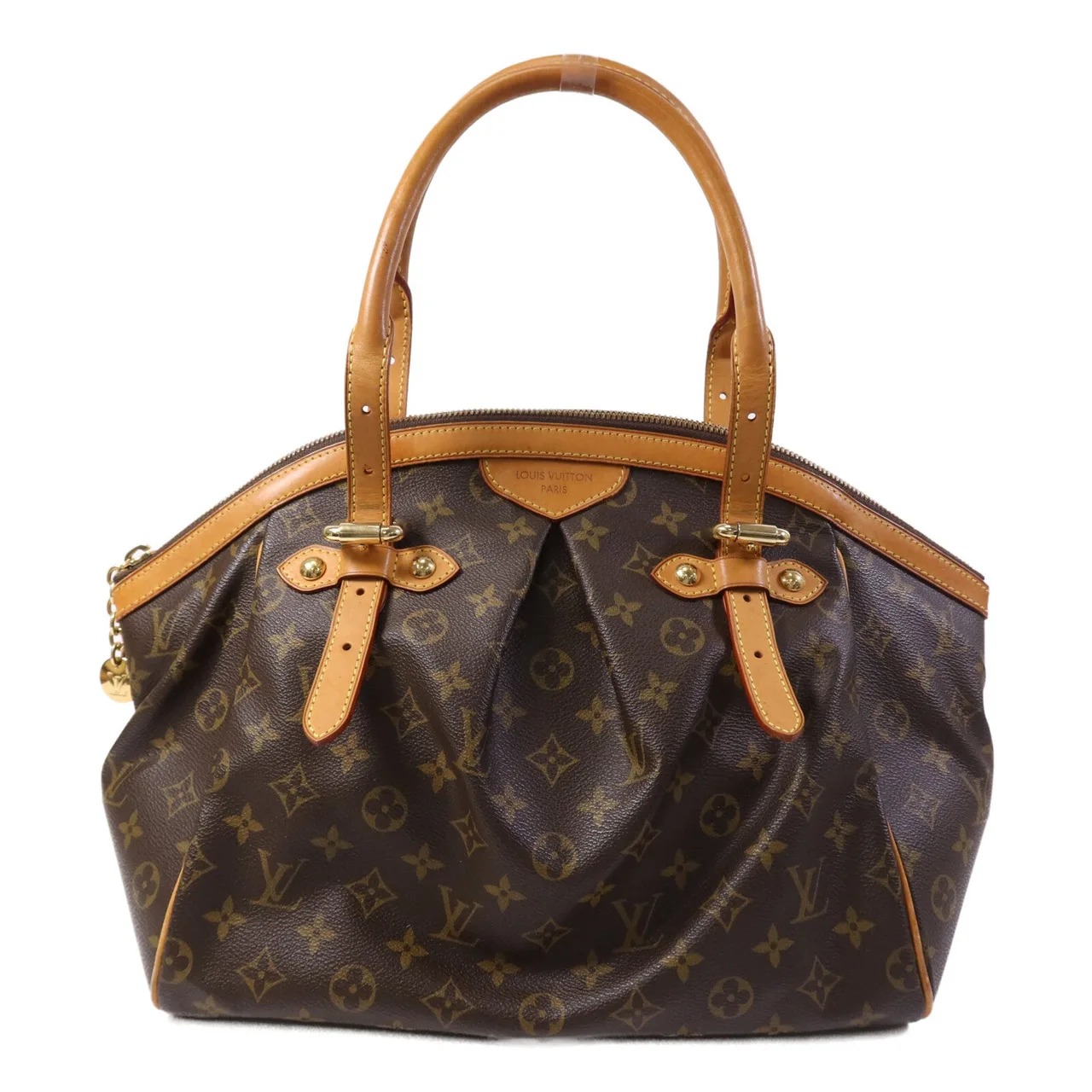 LOUIS VUITTON Tivoli M40144 肩背包 塗層帆布 棕色 / Brown