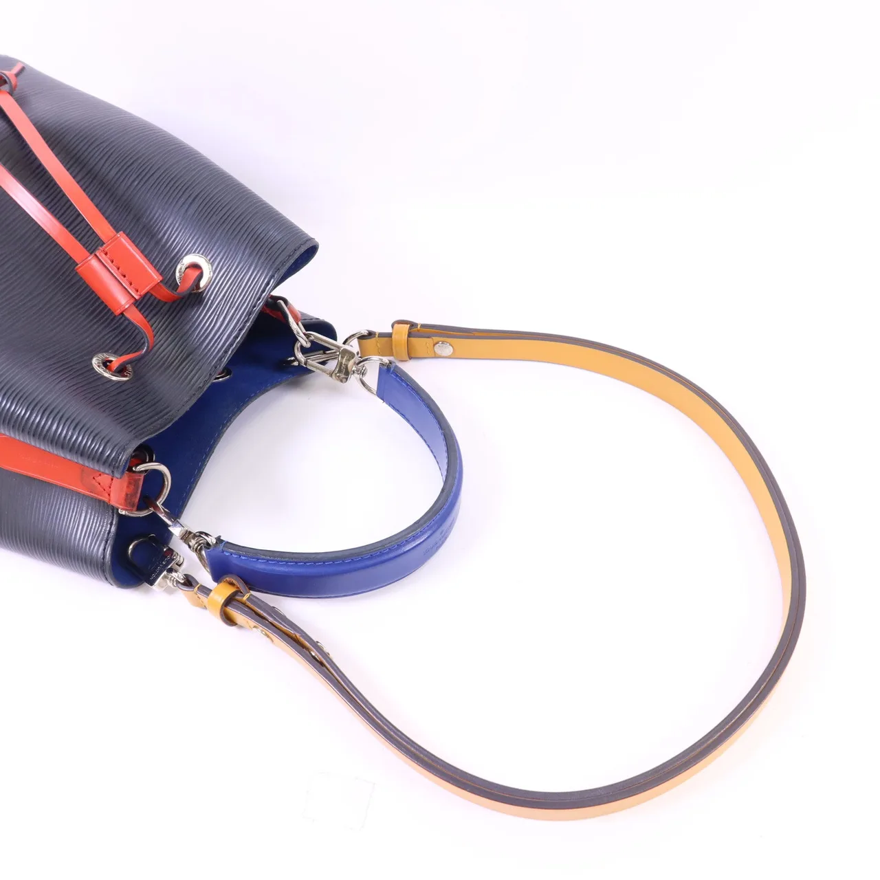 LOUIS VUITTON NeoNoe M52853 兩用包 牛皮 黑色 / 紅色 牛皮 中古品B - 縮圖 5