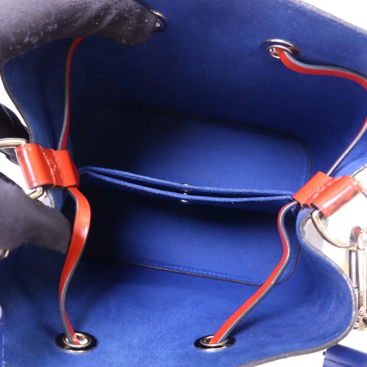 LOUIS VUITTON NeoNoe M52853 兩用包 牛皮 黑色 / 紅色 牛皮 中古品B - 縮圖 9