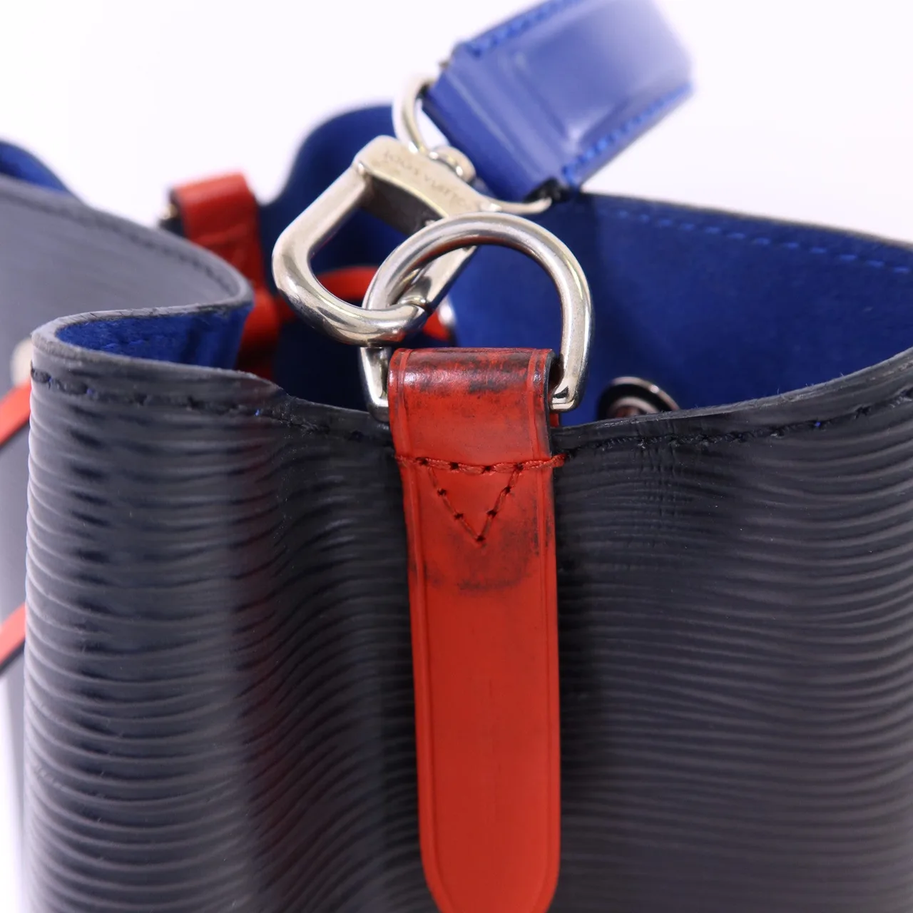 LOUIS VUITTON NeoNoe M52853 兩用包 牛皮 黑色 / 紅色 牛皮 中古品B - 縮圖 21