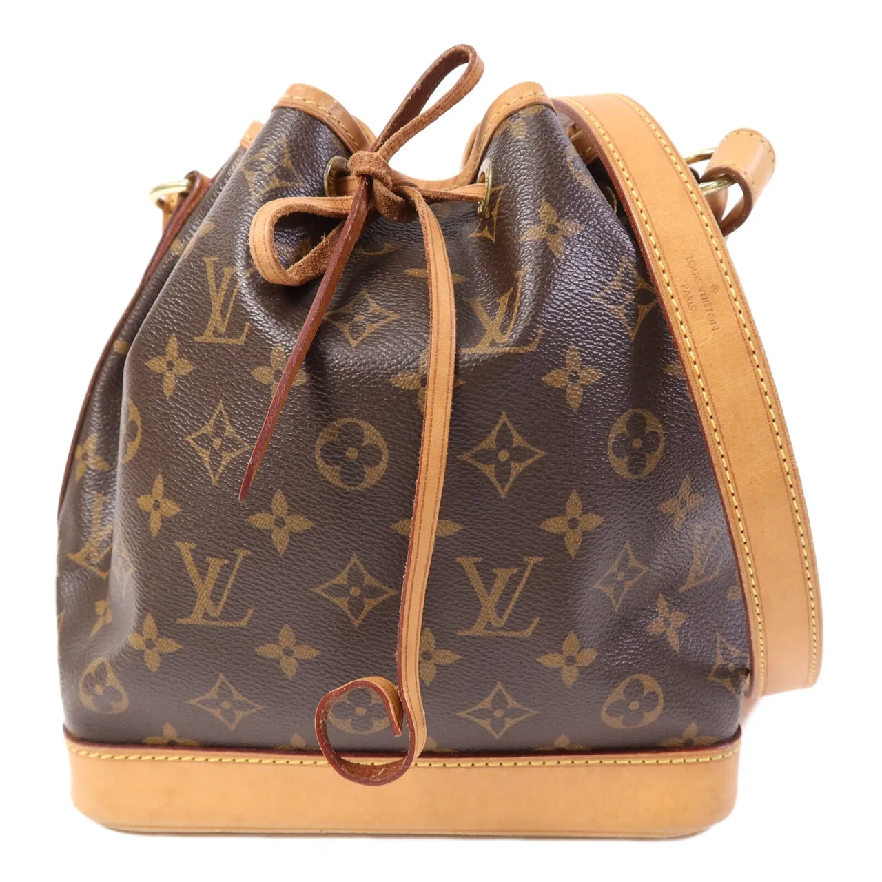 LOUIS VUITTON Noe M46983 肩背包 塗層帆布 棕色 / Brown