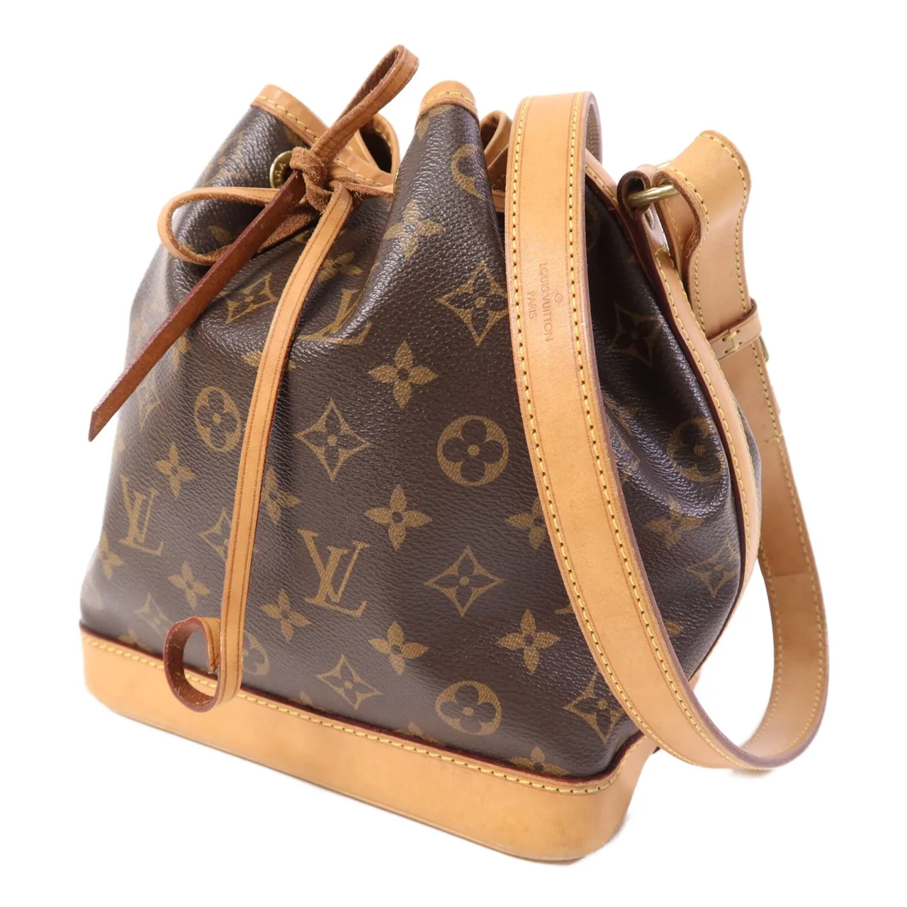 LOUIS VUITTON Noe M46983 Shoulder Bag Coated Canvas 棕色 / Brown Coated Canvas Rank B - Thumbnail 3