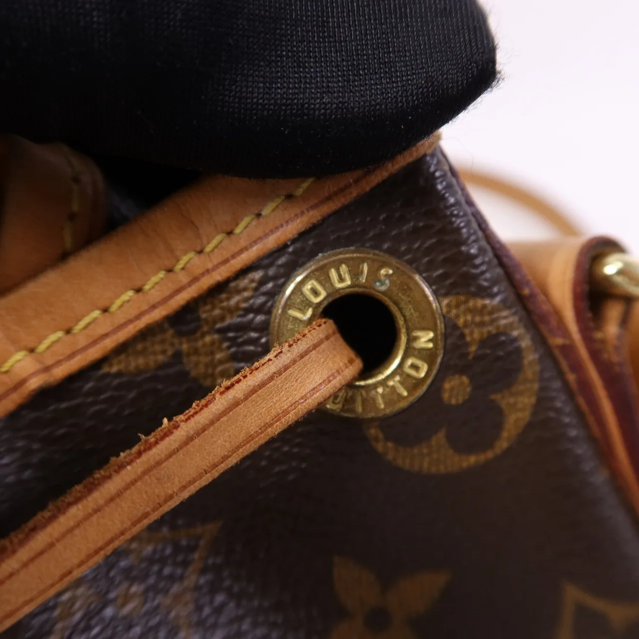 LOUIS VUITTON Noe M46983 Shoulder Bag Coated Canvas 棕色 / Brown Coated Canvas Rank B - Thumbnail 8