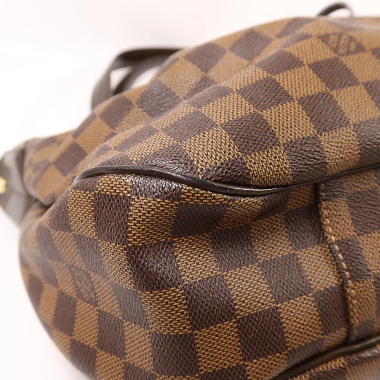 LOUIS VUITTON Evora N41131 2-Way Bag Coated Canvas 棕色 Coated Canvas Rank B - Thumbnail 10