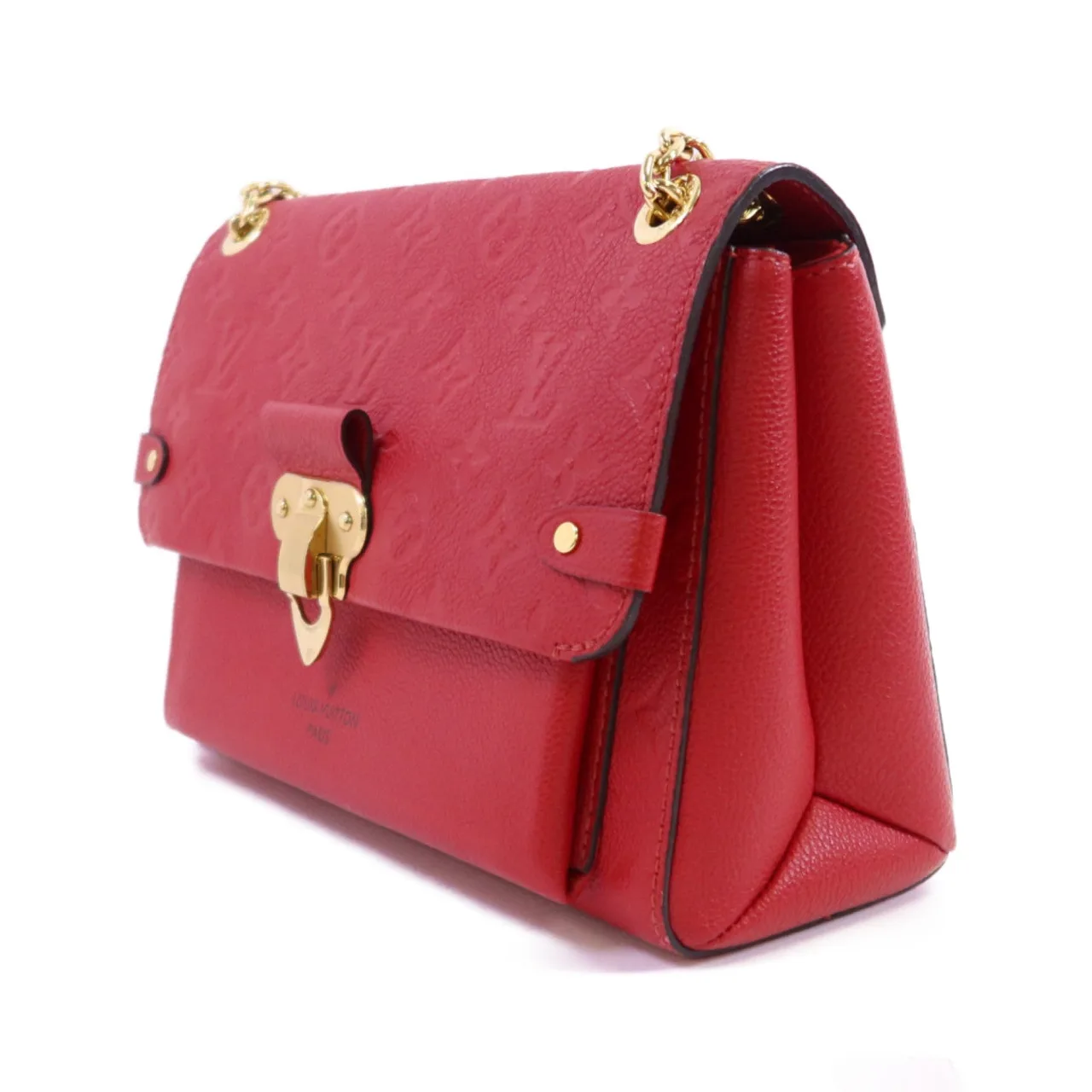 LOUIS VUITTON Vavin M43936 肩背包 牛皮 紅色 牛皮 中古品A - 縮圖 3