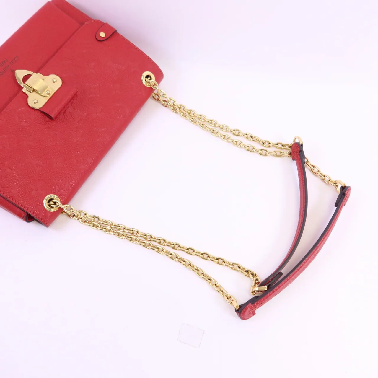 LOUIS VUITTON Vavin M43936 肩背包 牛皮 紅色 牛皮 中古品A - 縮圖 5