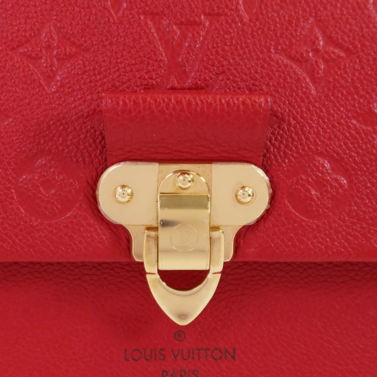 LOUIS VUITTON Vavin M43936 肩背包 牛皮 紅色 牛皮 中古品A - 縮圖 10