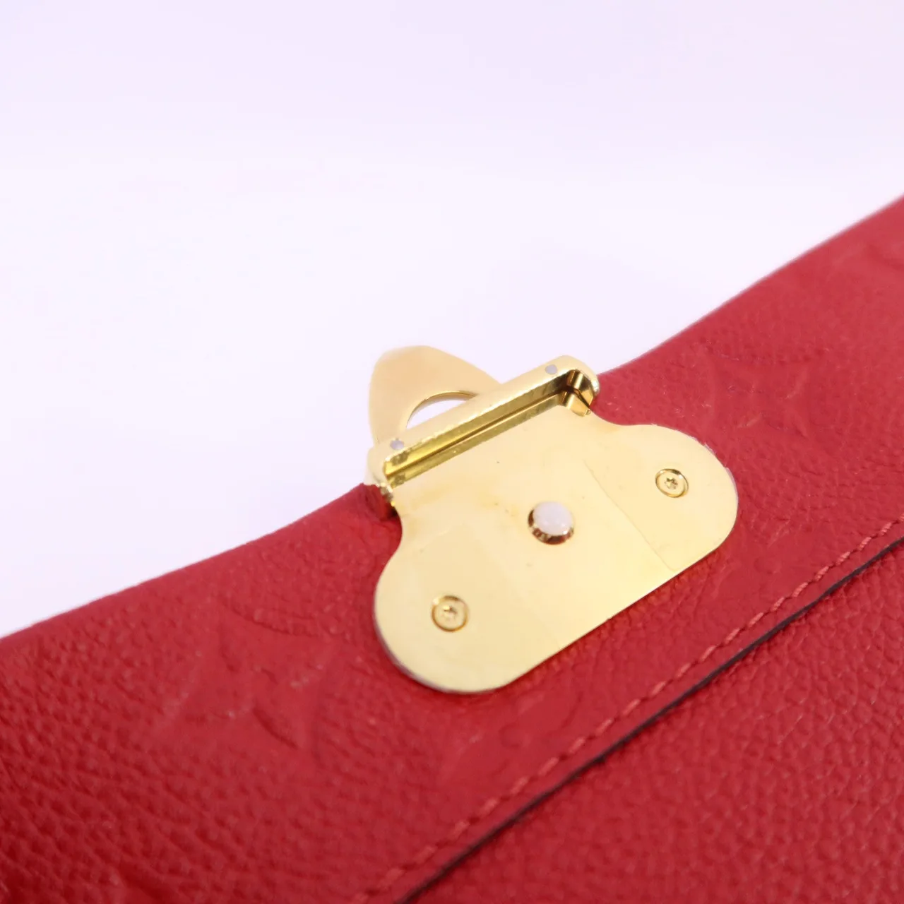 LOUIS VUITTON Vavin M43936 肩背包 牛皮 紅色 牛皮 中古品A - 縮圖 11