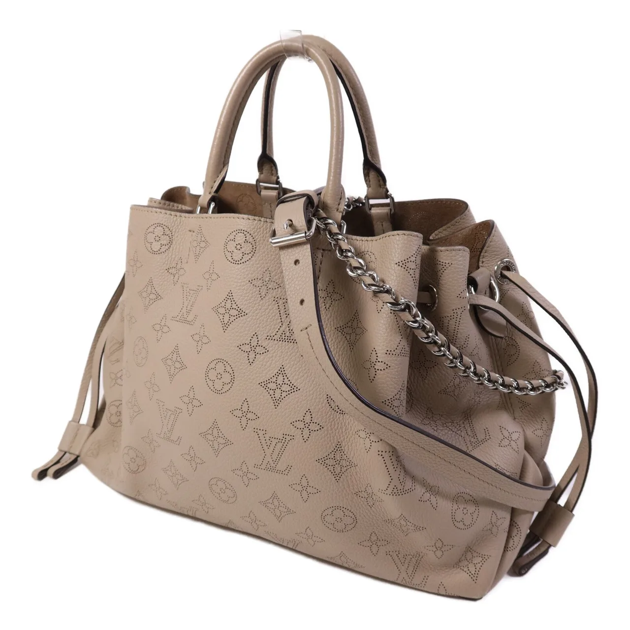 LOUIS VUITTON Bella M59201 2-Way Bag Calfskin 灰色 / Calet Grey Calfskin Rank B - Thumbnail 3
