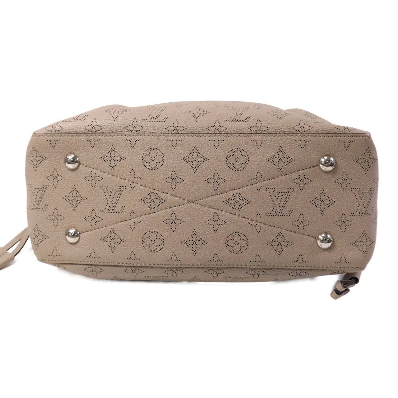 LOUIS VUITTON Bella M59201 2-Way Bag Calfskin 灰色 / Calet Grey Calfskin Rank B - Thumbnail 4