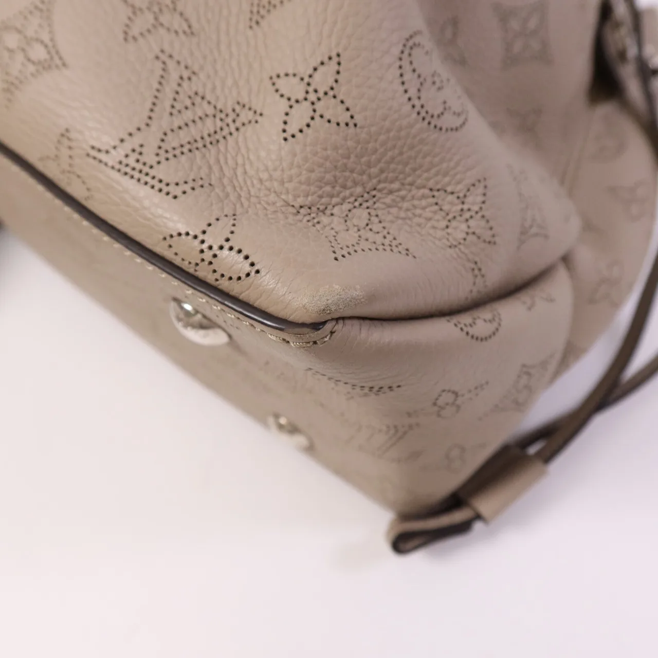 LOUIS VUITTON Bella M59201 2-Way Bag Calfskin 灰色 / Calet Grey Calfskin Rank B - Thumbnail 10